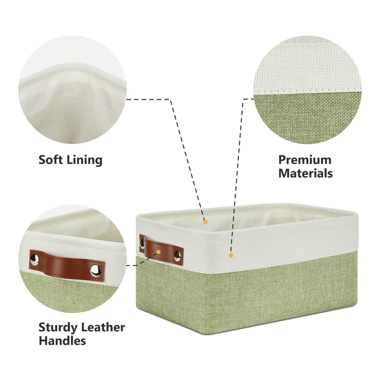 Storage Baskets for Shelves (6 Count)