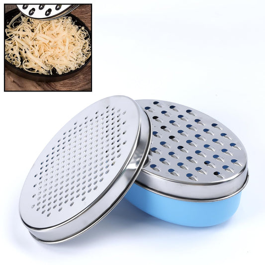 Cheese Grater Citrus Lemon Zester with Food Storage Container & Lid