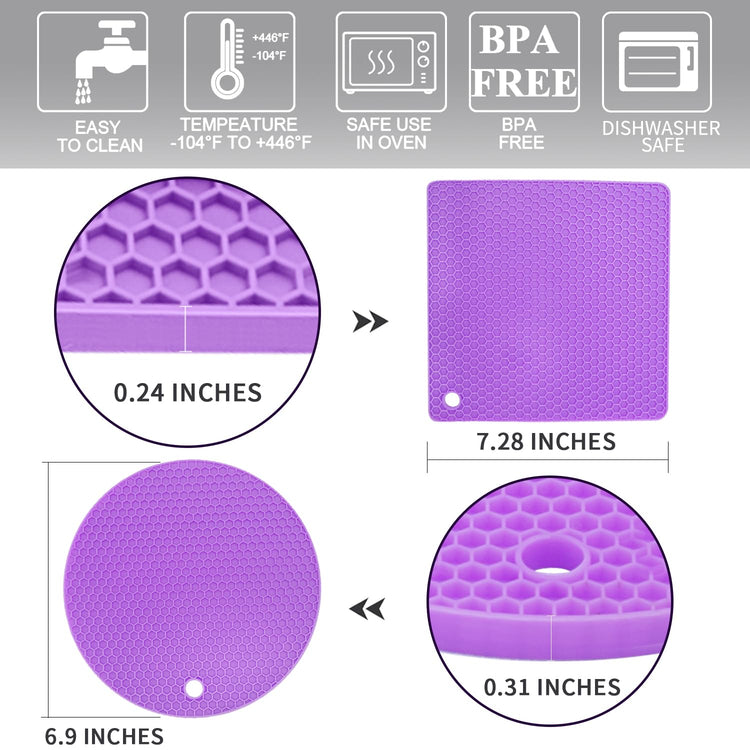 Silicone Silicone Trivet for Hot Dishes