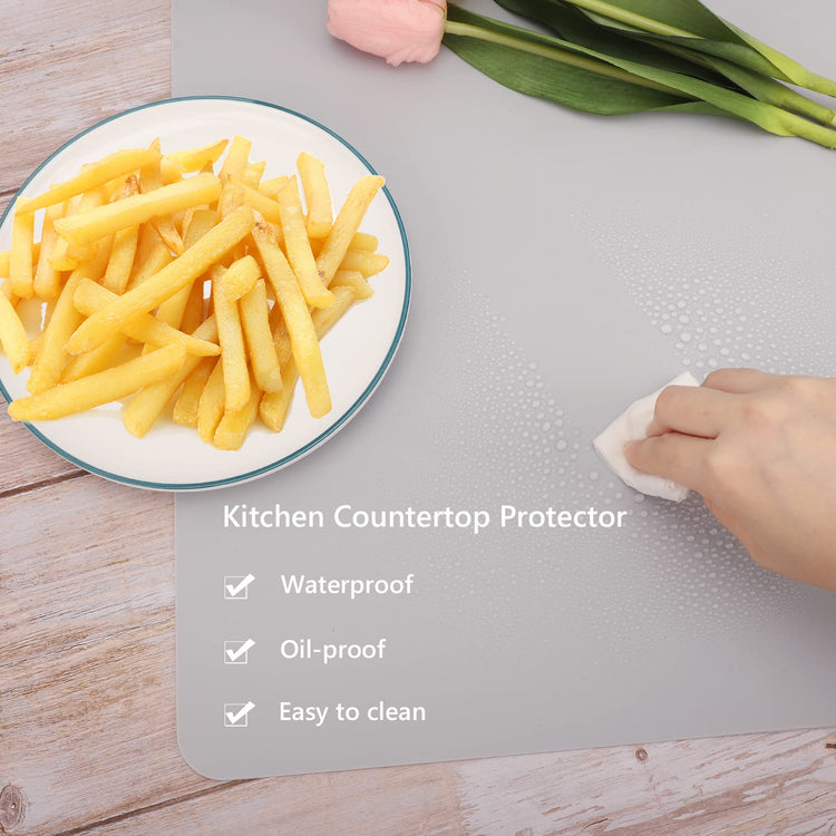 2 Pack Silicone Mats for Countertop (2 Count)