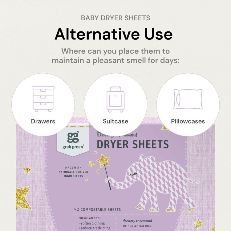 Baby Laundry Dryer Sheets (160 Count)