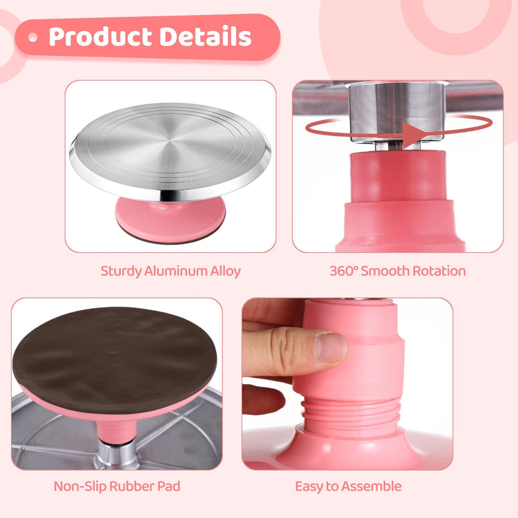 Aluminium Alloy Revolving Cake Stand