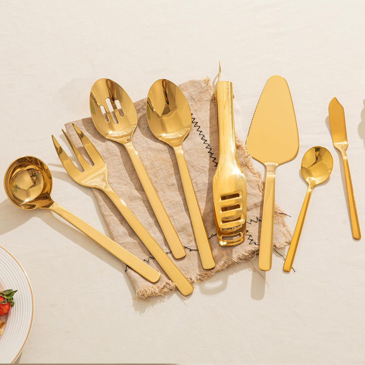 16 piece Large Hostess Serving Utensils Set (12 Count)