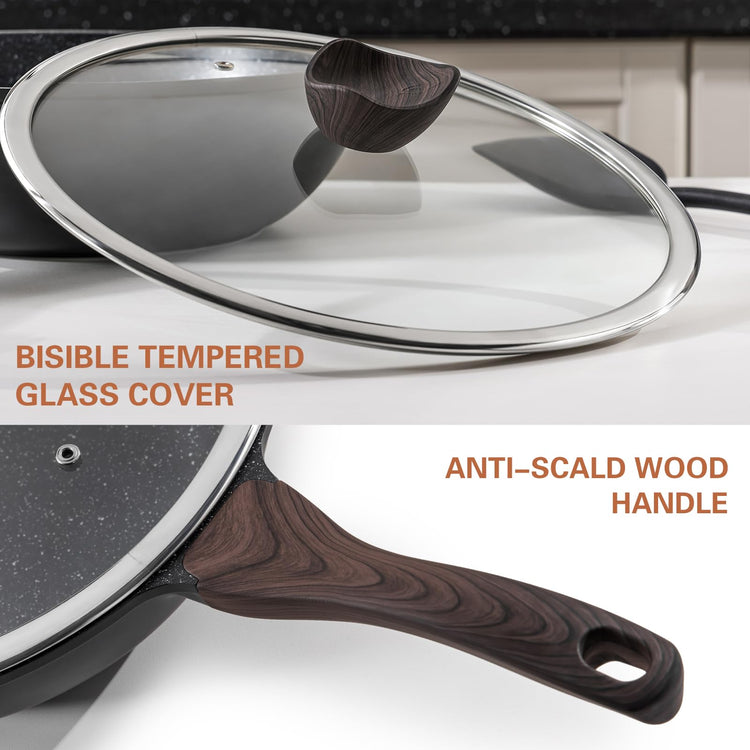 Nonstick Wok with Lid