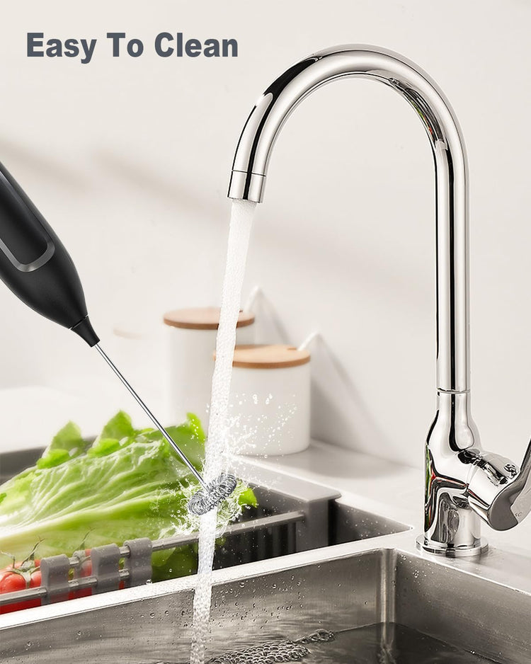 Milk Frother Handheld Battery