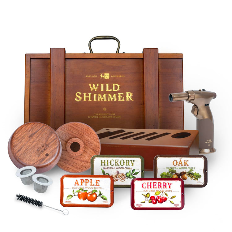 Cocktail Whiskey Smoker Kit with Torch