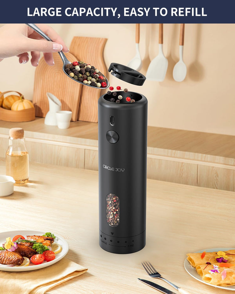 Electric Pepper Grinder Rechargeable