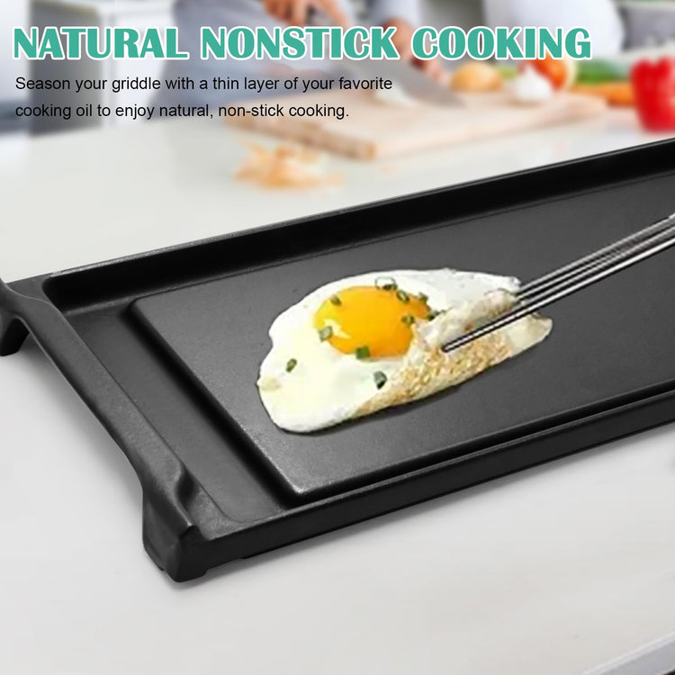 WB31K10220 Cast Iron Griddle Replacement for GE Gas Stove Top and Gas Range