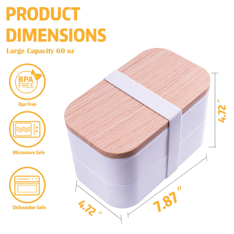 Bento Box with Lunch Bag Microwavable All