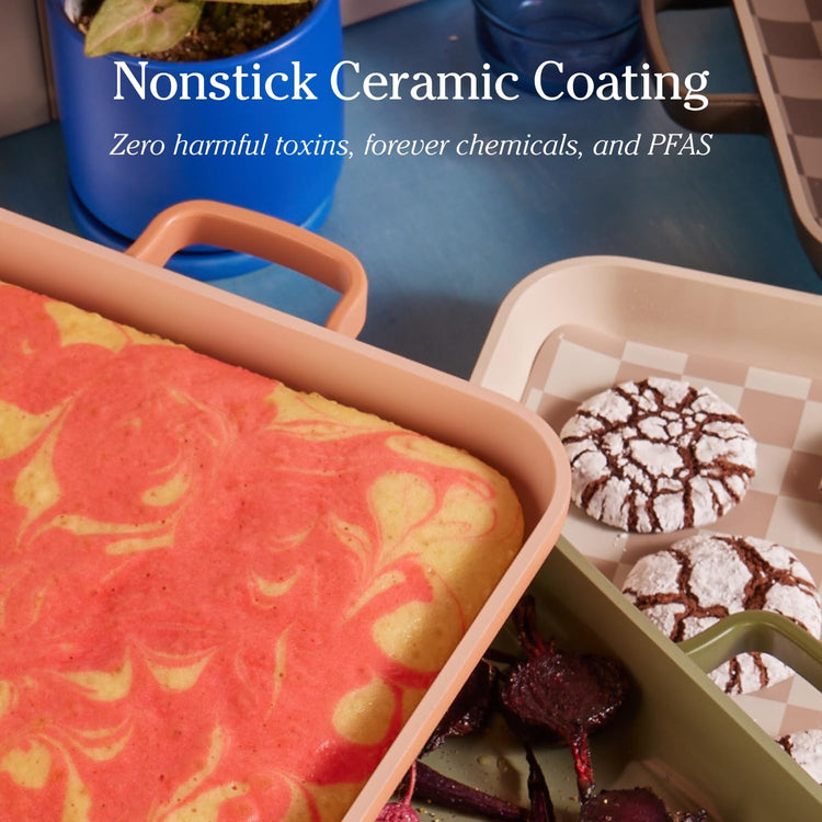 Griddle Pan 5 Qt Nonstick Ceramic Stovetop Griddle & Sheet Pan