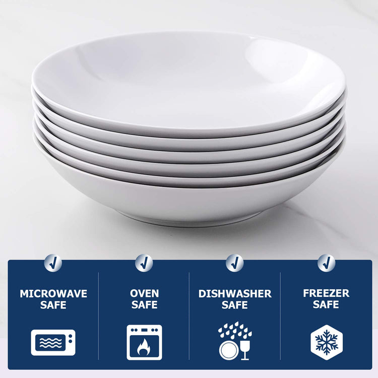 8" Pasta Bowls Set for 6 (6 Count)