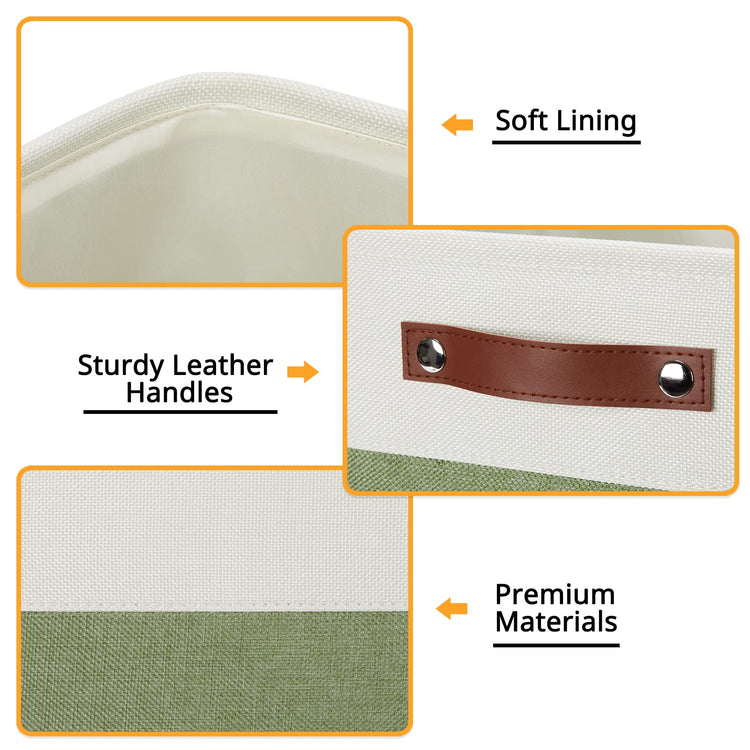Storage Baskets for Organizing (4 Count)
