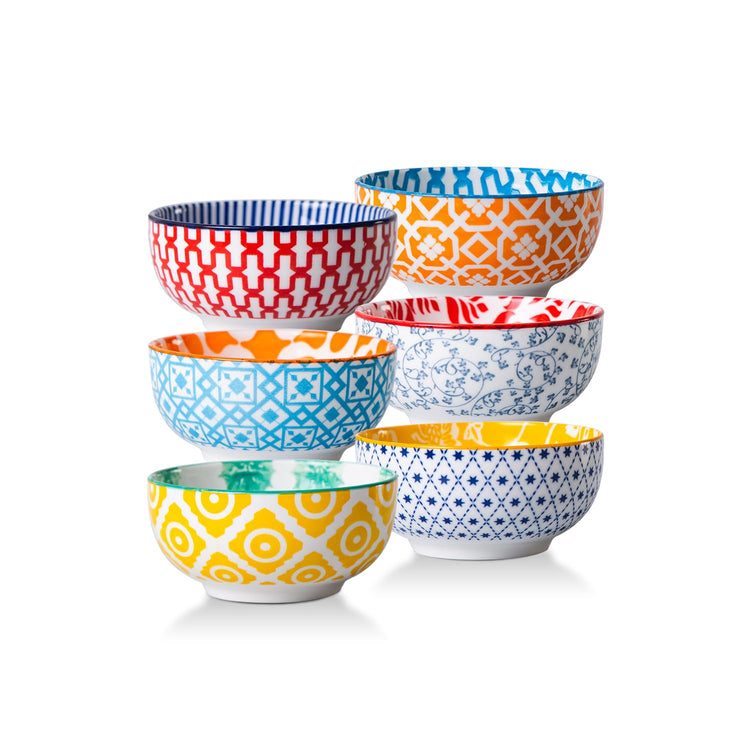 4 Oz Ceramic Mini Dipping Bowls Set of 6 (6 Count)