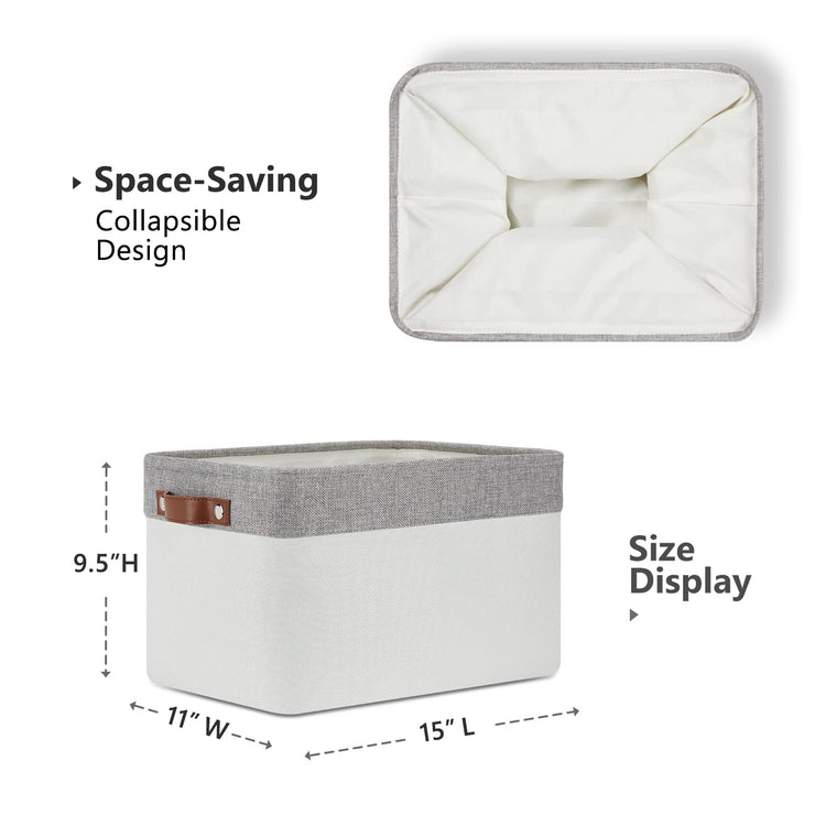 Storage Baskets for Organizing (3 Count)