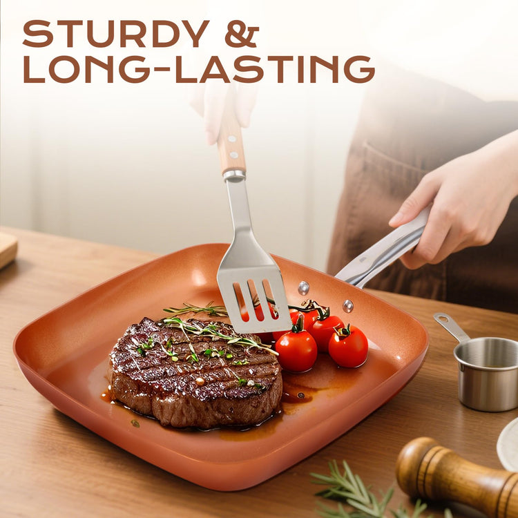 Non Stick Copper Square Frying Pan