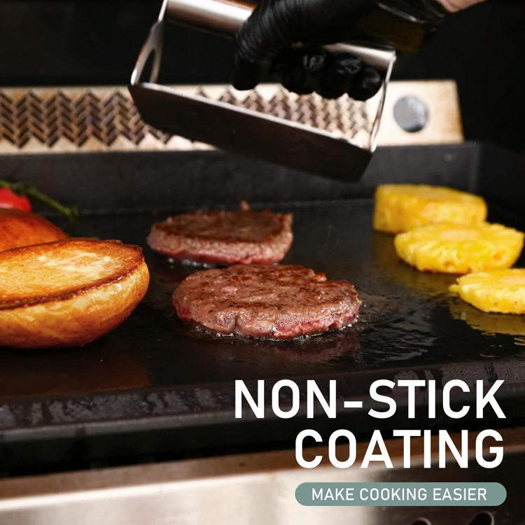 23" x 16" Cast Iron Griddle for Gas Grill and Stove Top Flat Top