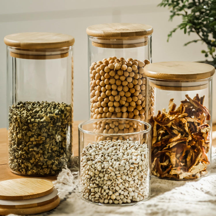 34oz Glass Food Storage Jars (8 Count)