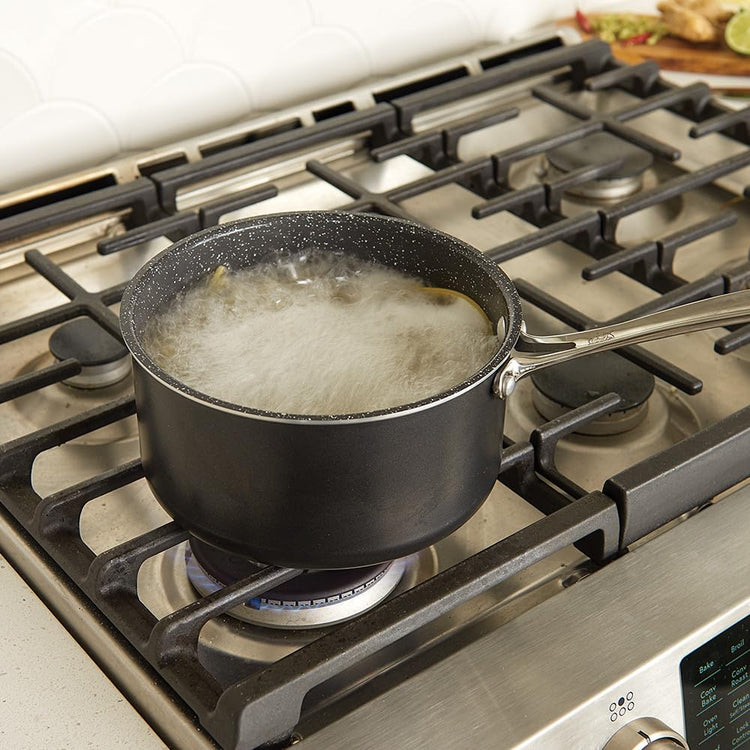 Basalt Formed Aluminum Sauce Pan