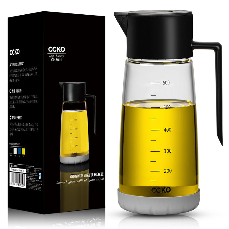 Olive Oil Dispenser Bottle for Kitchen with Leakproof and Dust Cover