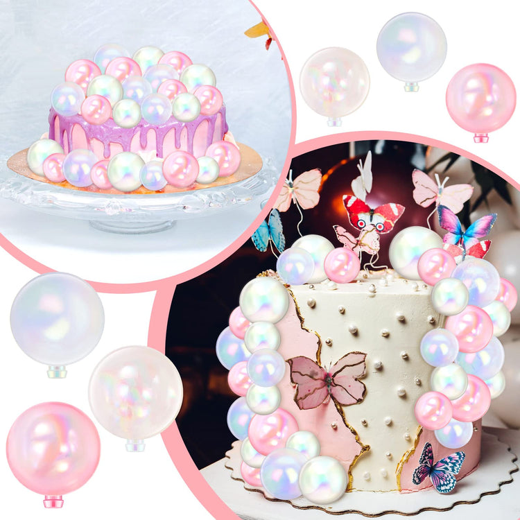 108 Pcs Balls Cake Topper