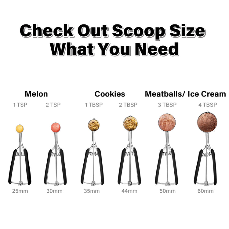 Small Cookie Scoop 2 tsp for Baking