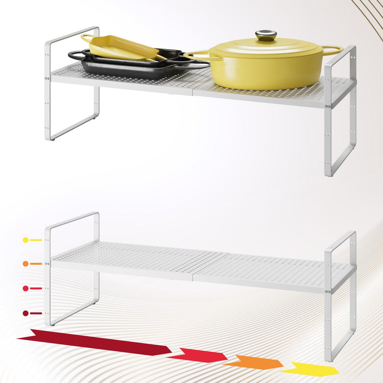 16.5~27.1" Expandable Shelf with Hole (16 Count)