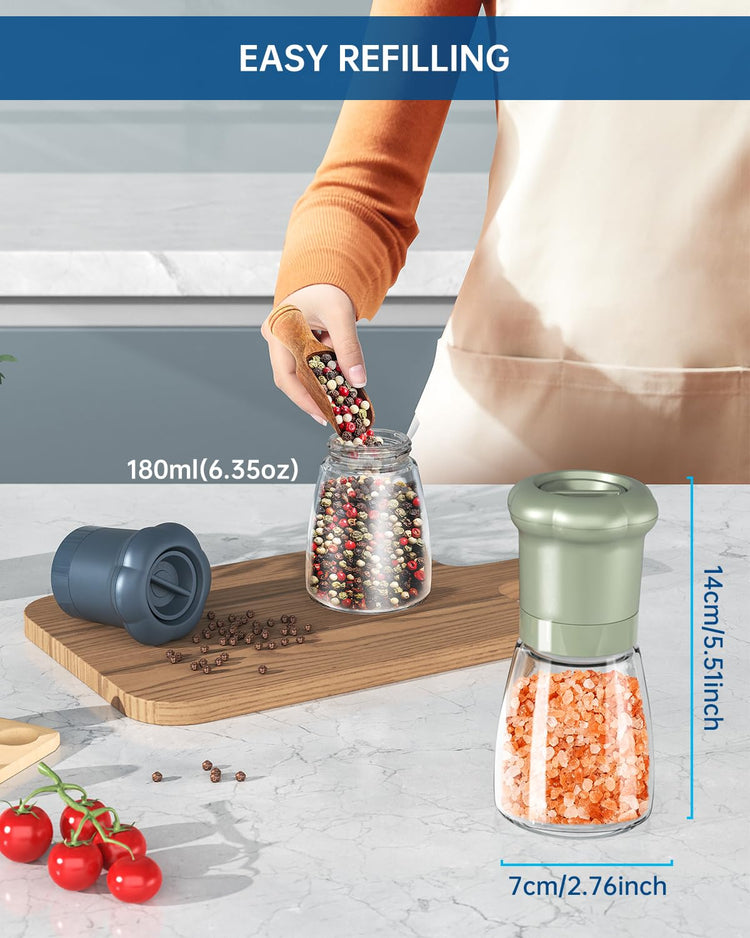 Manual Salt and Pepper Grinder Set For Professional Chef
