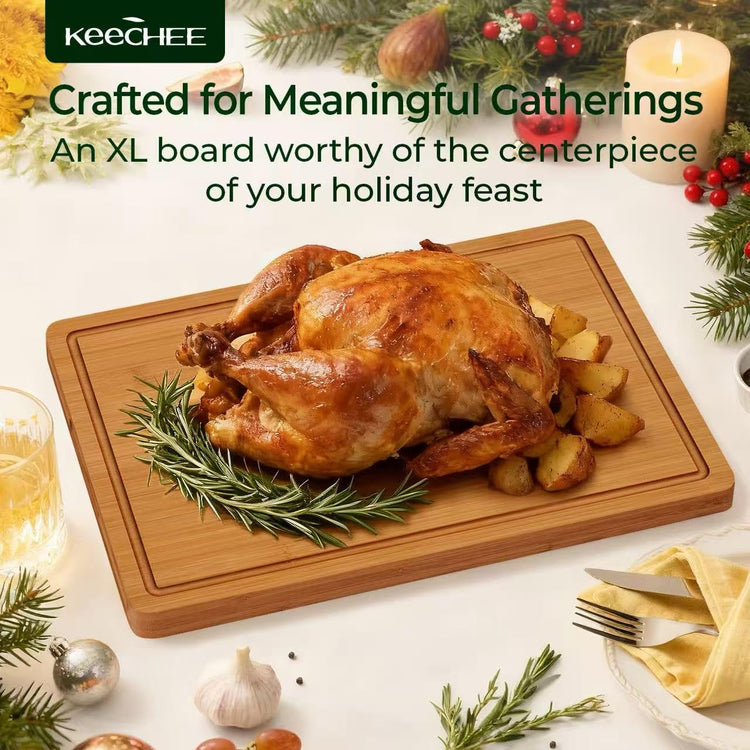Carbonized Bamboo Cutting Board for Kitchen