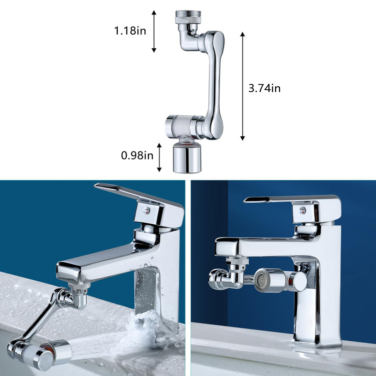 1080°Swivel Faucet Extender with Filter