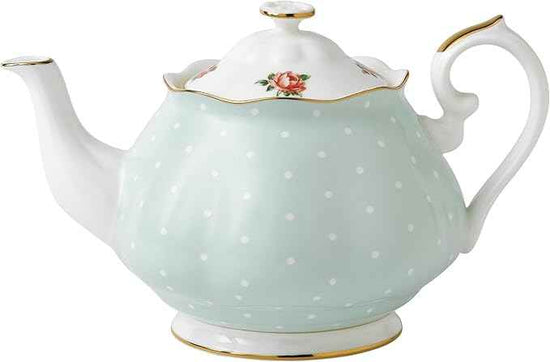 Royal Albert New Country Roses Polka Rose Tea Set, 3-Piece