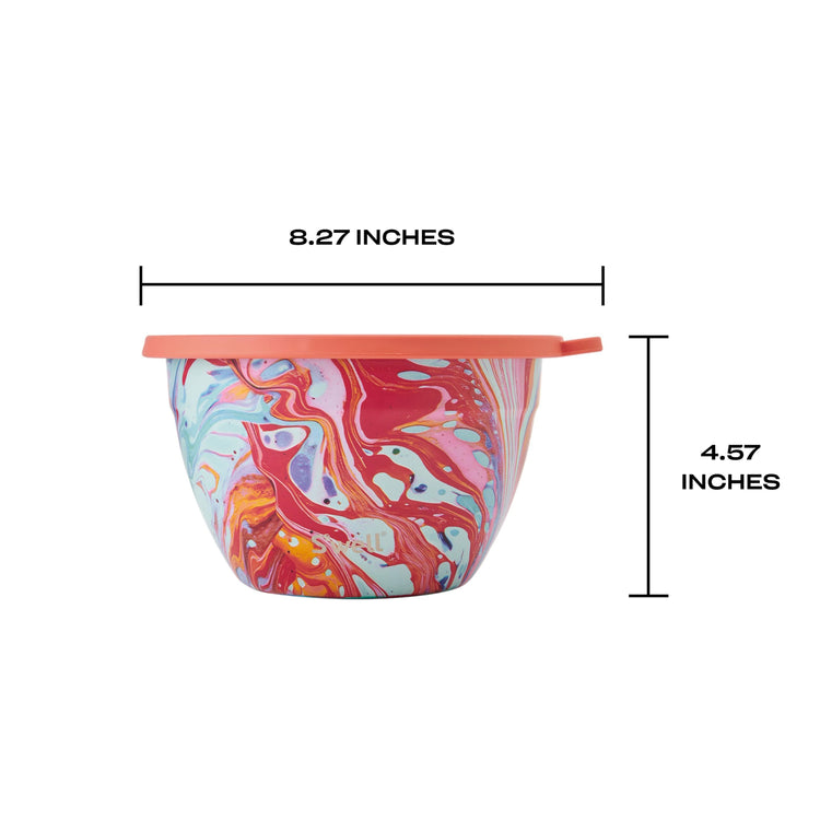 Stainless Steel Salad Bowl Kit 64oz