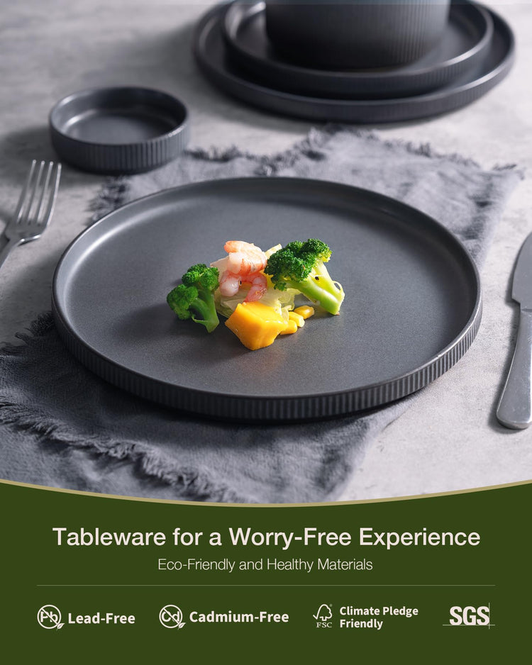 Star Stoneware Dinnerware Sets for 8 (24 Count)