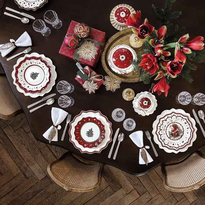 Villeroy & Boch Toys Delight 12-Piece Dinnerware Set, Service for 4, Premium Porcelain, Dinner Plates, Salad Plates, Rim Soup Bowls