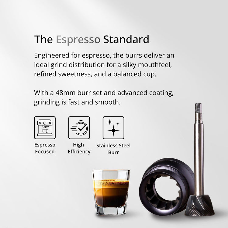 J Ultra Manual Coffee Grinder Iron Gray