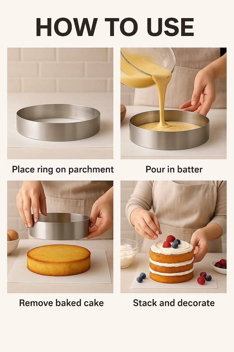 s Set of 4 Cake Rings 4
