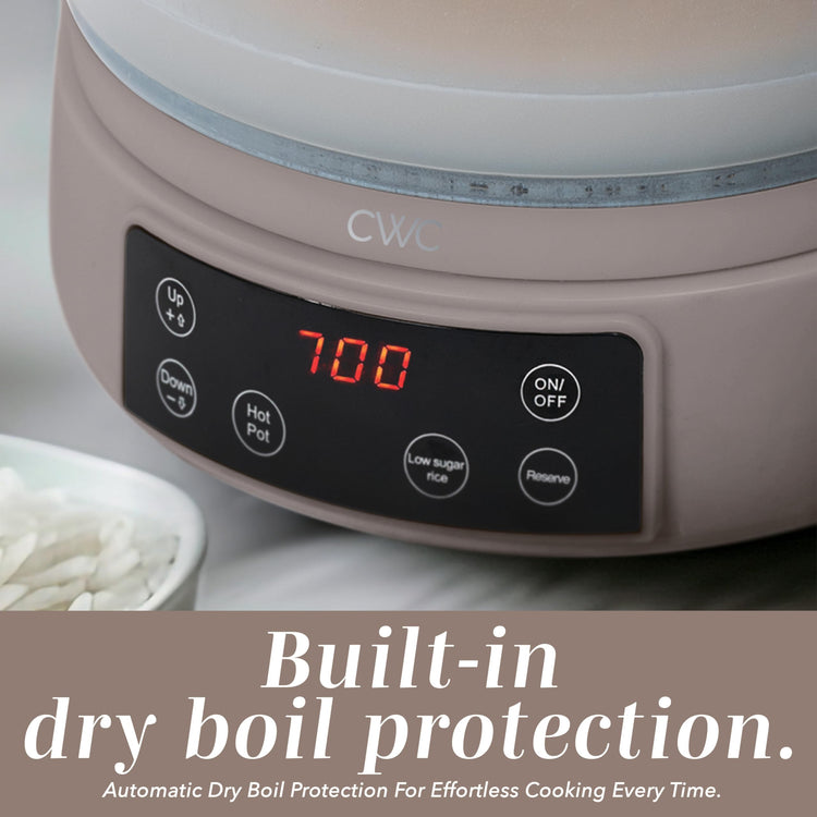 Glass Mini Low Carb Rice Cooker