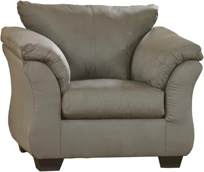 Signature Design by Ashley Darcy Casual Plush Chair, Grayish Brown