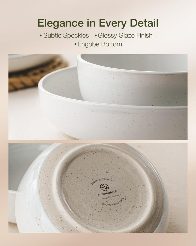 Milkyway 18 Piece Stoneware Dinnerware Set (6 Count)