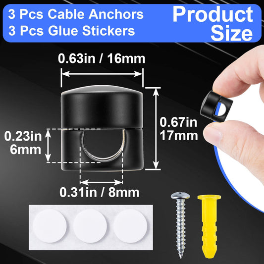 3 Sets Charger Holders for Cords