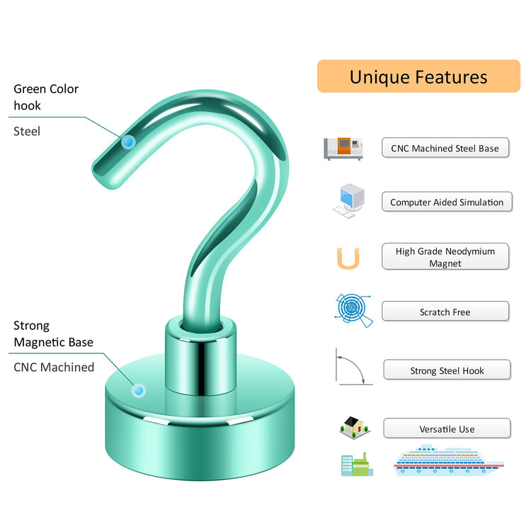 Magnetic Hooks (10 Count)