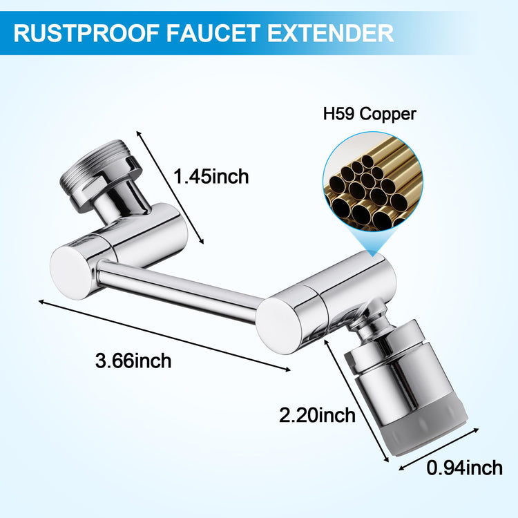 TIDYENDURE 1080° Rotating Faucet Extender