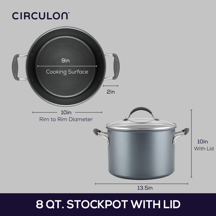 A1 ScratchDefense Nonstick Stockpot with Lid