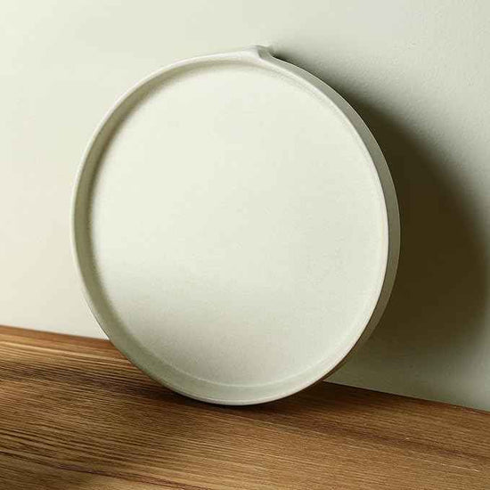 Stone Lain Bao 4-Piece Salad Plate Set Stoneware, Beige