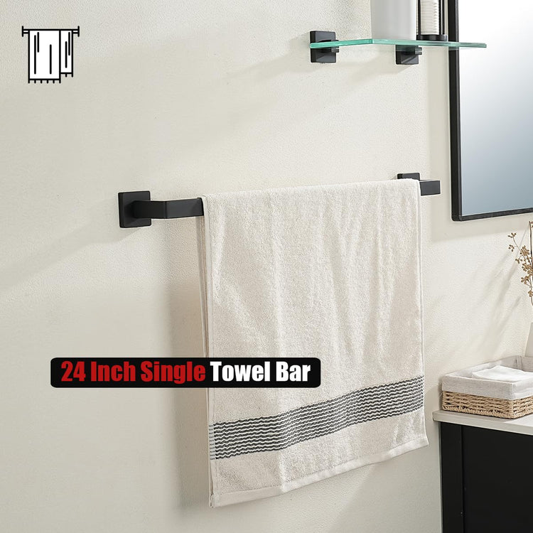 Black Towel Bar