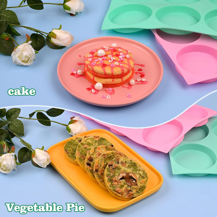 2 Pcs Silicone Muffin Top Pan for Baking (2 Count)