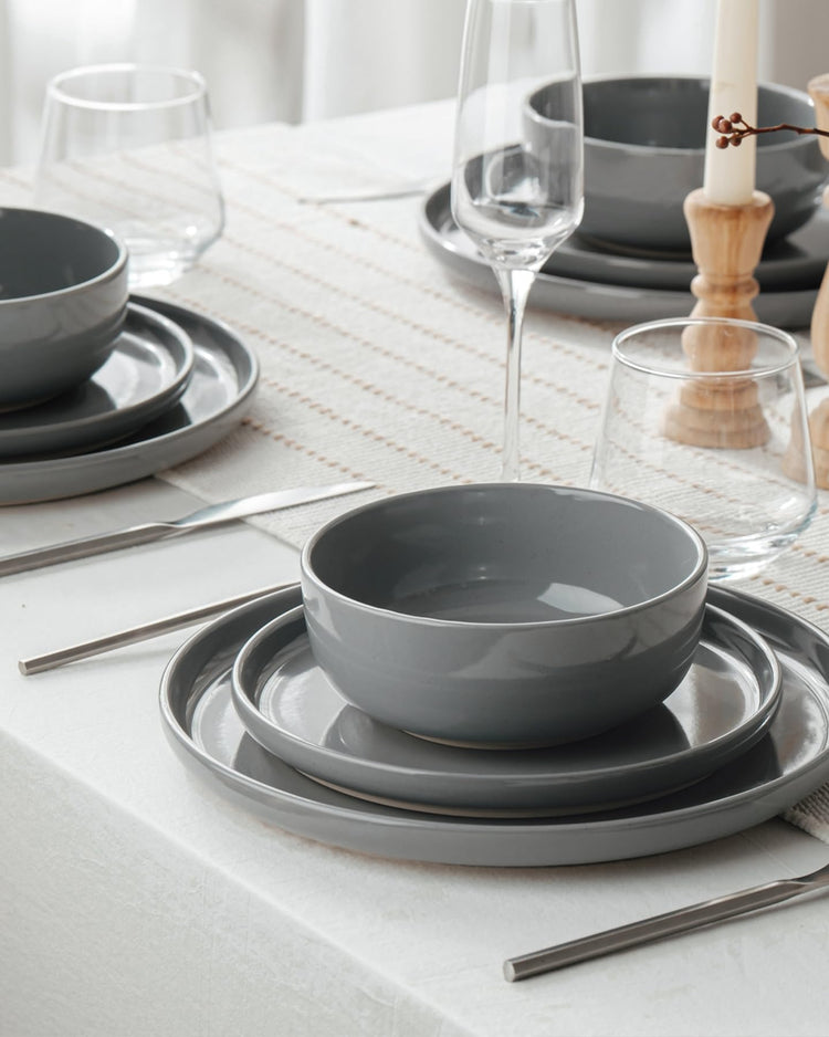 Milkyway 24 Piece Stoneware Dinnerware Set