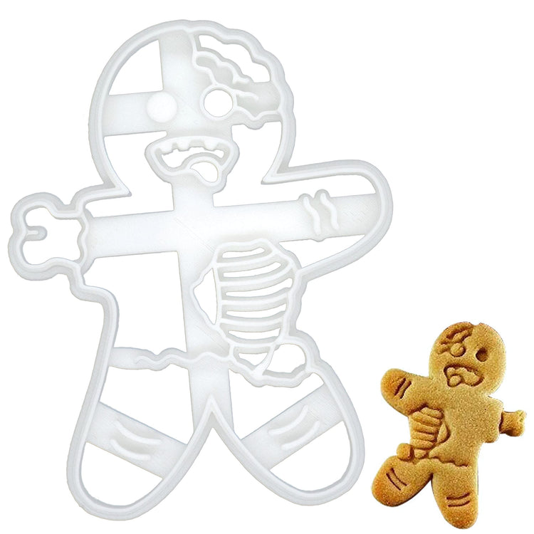 Zombie Gingerbread Man cookie cutter