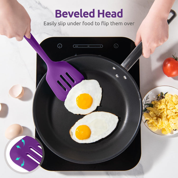 Silicone Turner Spatula Set of 2 (2 Count)