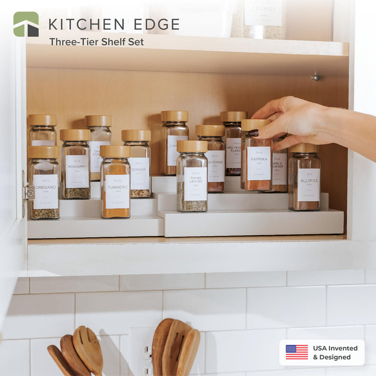 3 Tier Expandable Spice Rack Organizer