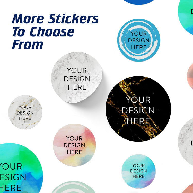 Custom Vinyl Stickers Your Image (100 Count)
